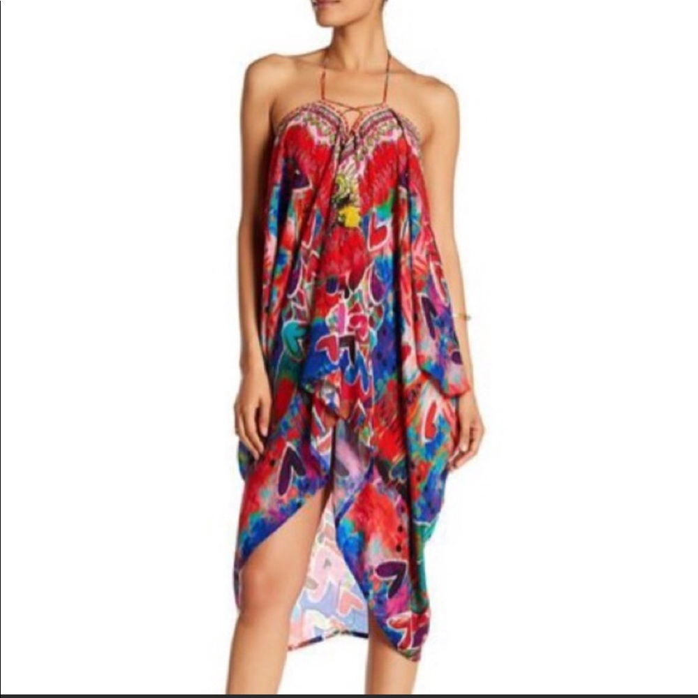 ☀️ Printed Sharkbite Hem Kaftan - Picture 5 of 5